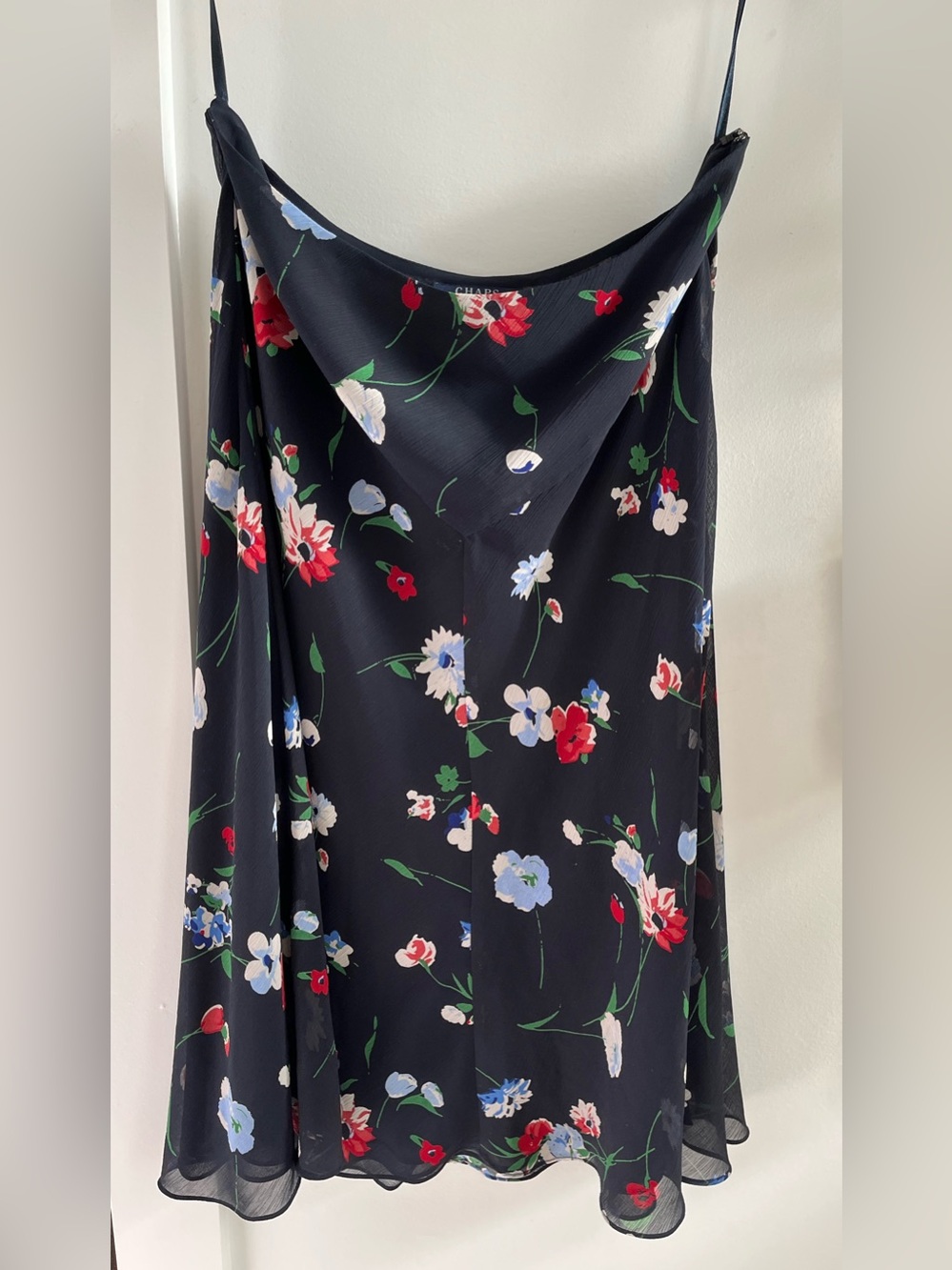 90s floral midi skirt